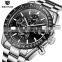 BENYAR BY-5140M Men Quartz Watch 2019 Top Brand Luxury Full Steel Business Casual Waterproof Clock