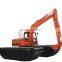 Small 10t Dredging Amphibious Excavator HK100SD for Wetland and Swamp Work