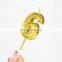 New Arrival 0~9 Number Golden Candle Birthday Cake Topper Decoration Party Celebration Cake Candles
