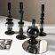Nordic Black Candle Stick Holders Photo Props Portavelas De Cristal Long Stem Glass Candle Holders For Hygge Dekoration Wohnzimm