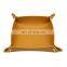 Custom Color PU Creative Folding Household Desktop Sundries Four Corner Storage Trays