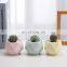 2021 New High Quality Geometric Design Ceramic Succulent Plant Pots Nordic Plant Indoor Pots
