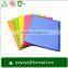 hard plastic pp clear portable display presentation file folder with pockets