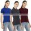 New design premium women golf shirt apparel sleeveless zipper slim fit custom polo t shirts with private logo Polo shirt