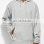 2022 Latest design long line kangaroo pocket loose fit pullover Hoodies Sweatshirts Royal Blue hoodie manufacturer custom