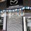 Mazda Exterior Decoration Made From Expanded Metal Mesh