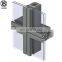 Building Fabrication and Engineering Material Aluminum Metal Frame Glass Curtain Wall