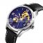 skmei 9223 automatic men watches luxury mechanical watch skeleton leather band