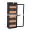 Wholesale Custom one door Storage Spanish Cedar Cigar Box Humidor LED light display Cabinet