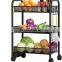 Wholesale 3 Tier Kitchen Trolley Kitchen Cart Kitchen Storage Organizer Living Room Bathroom Storage Organizer Floor Standing
