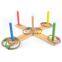 Wooden Yard Game Custom Ring Toss Game