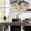 Industrial Style Oval glass ball lampshade Chandelier Ceiling Light Fixture For Living Dining Room Bedroom Kitchen Island Foyer