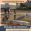 Automated control of hydraulic dam bottom beam axis rotation steel dam lower horizontal steel gate