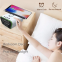 Universeller kabelloser Ladeger?t mit Digitaluhr. Tragbare Ladeger?te. 15W schneller kabelloser Ladehalter