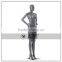 Matte Pewter Clear Plastic Female Mannequins Full Figure