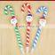 Christmas polymer clay walking stick wholesale ball point pen