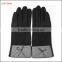 2016 new style woolen gloves with leather wrist for women
