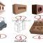 Small Scale Portable Mud Kenya Soil Cement Interlocking Block Small Brick Making Machine