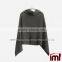 Women knitting pattern cashmere poncho