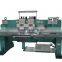 New condition 2 heads regular speed flat computerized embroidery machine