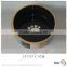 Import china products eco ceramic black pet bowl with logo