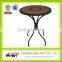 Various new design metal mosaic table plenty colors of garden mosaic metal furniture