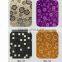 4-12mm colored back painted ice flower art glass for buliding home decoration