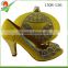 china wholesale african shoes and bag to match bags handbag leather women's bag woman sandal shoe set