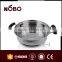 European style steam cooking pot with double layer