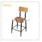 Round type garden stool Antique metal garden table and chairs