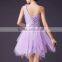 China Factory Wholesale purple prom dress
