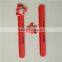 silicone kids ruler bracelet custom print slap ruler bracelet