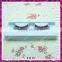 Wispy human hair strip false eyelashes
