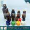 New Design Amber Glass Essential Oil Bottle With Plastic Cap Quality Choice