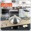 AllNICE Bonded-metal construction heat-responsive Tri-Ply #304 Stainless-Steel Fry Pan and an improved ergonomic handle ensures