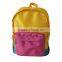 New arrival best selling 2016 china supplier small cartoon canvas lovey backpack kids school bag