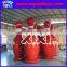 xixi toys PVC Red inflatable zorb ball bowling pins