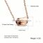 Wholesale Mexican Jewelry Rose Gold Crystal Bead Necklace