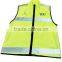 safety high visibility vest with YKK zipper