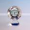 Personality Colorful Round Crystal Clock for Decoration Gifts