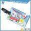 Smile carton trolley luggage tag