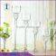 Wedding hotel tableware long stem clear candle holder