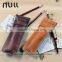 portable hand made genuine leather pencil case