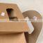 Kraft paper bag for food with handle hand bag with hook and loop for gifts hook and loop paper bag for scarf