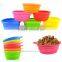 Dog Portable Collapsible Travel Silicone Pet bowl