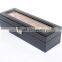 Newest factory price wholesale leather tie storage box