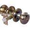 American Hotel door lock tubular easy installation knob lock with brass key