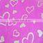 Thin Heart-shaped Glitter Printed Wrapping Non-woven Fabric