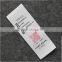 Garment care washable barcode paper for label paper custom