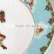 ceramic soup plate, custom printed ceramic plate, french ceramic plates